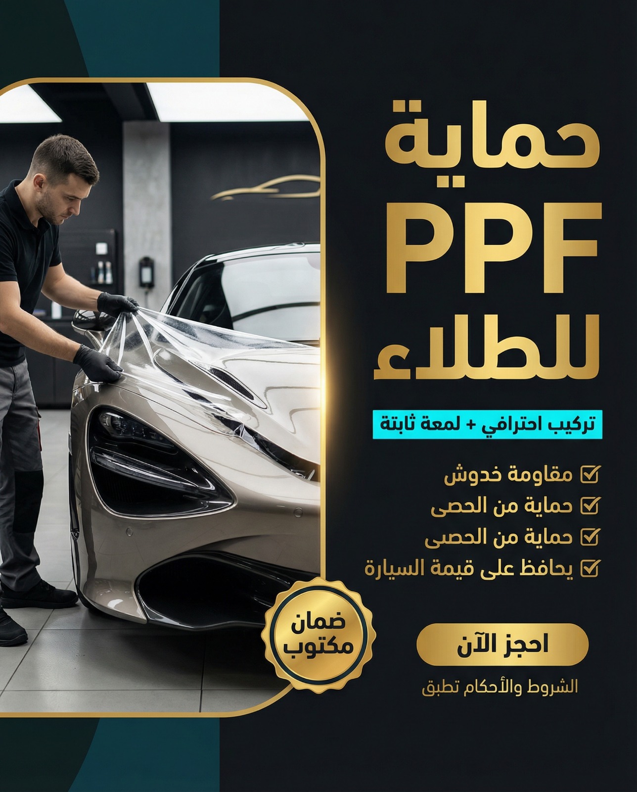تصميم حماية PPF للطلاء
